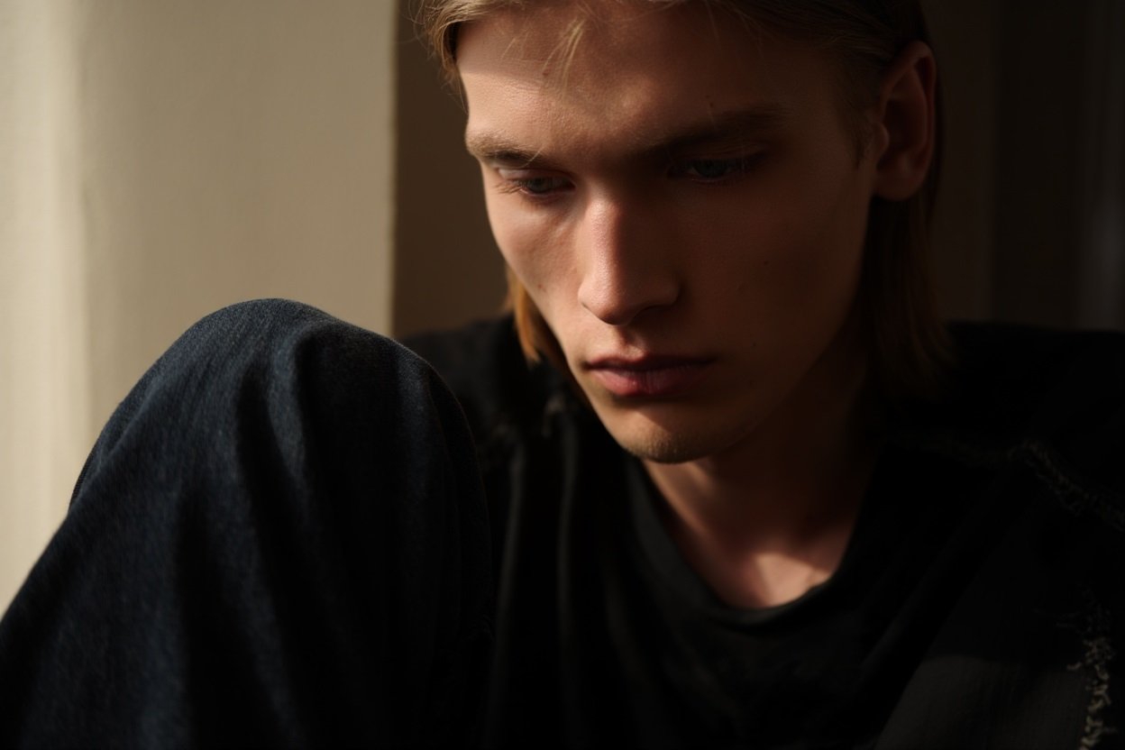 Опасность феназепама Мужчина в депрессии